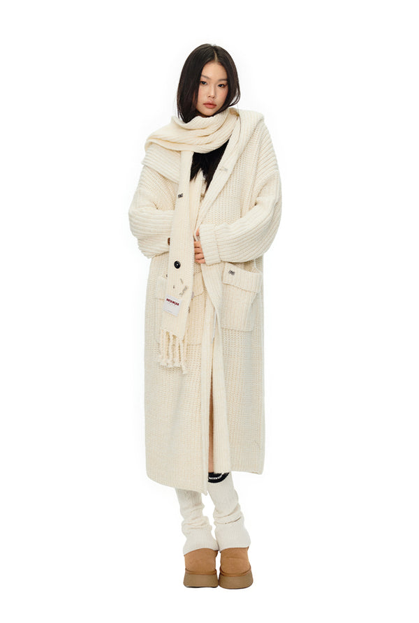 Thickened Long Hooded Oversized Coat- NAWs