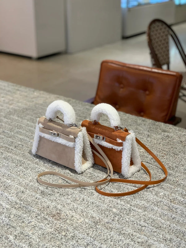 AUS Ozwear Fluffy Vintage Mini Bag