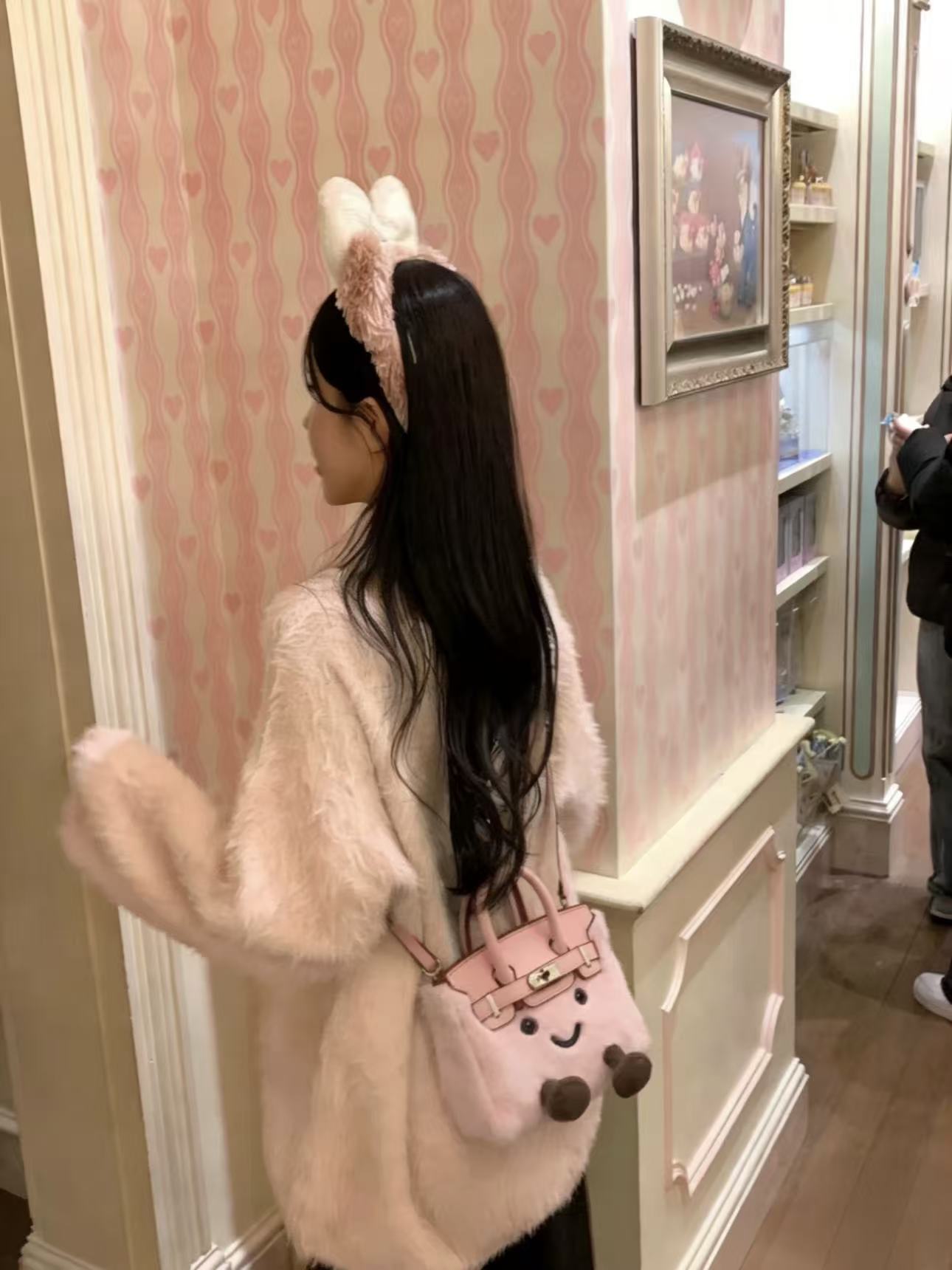 Jellykin Fluff Birkin Mini Bag