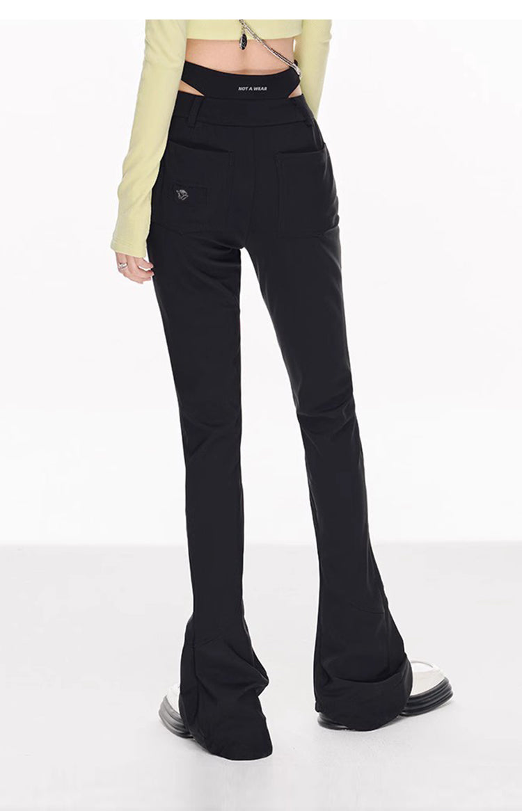 Flared Casual Horseshoe Pants- NAWs