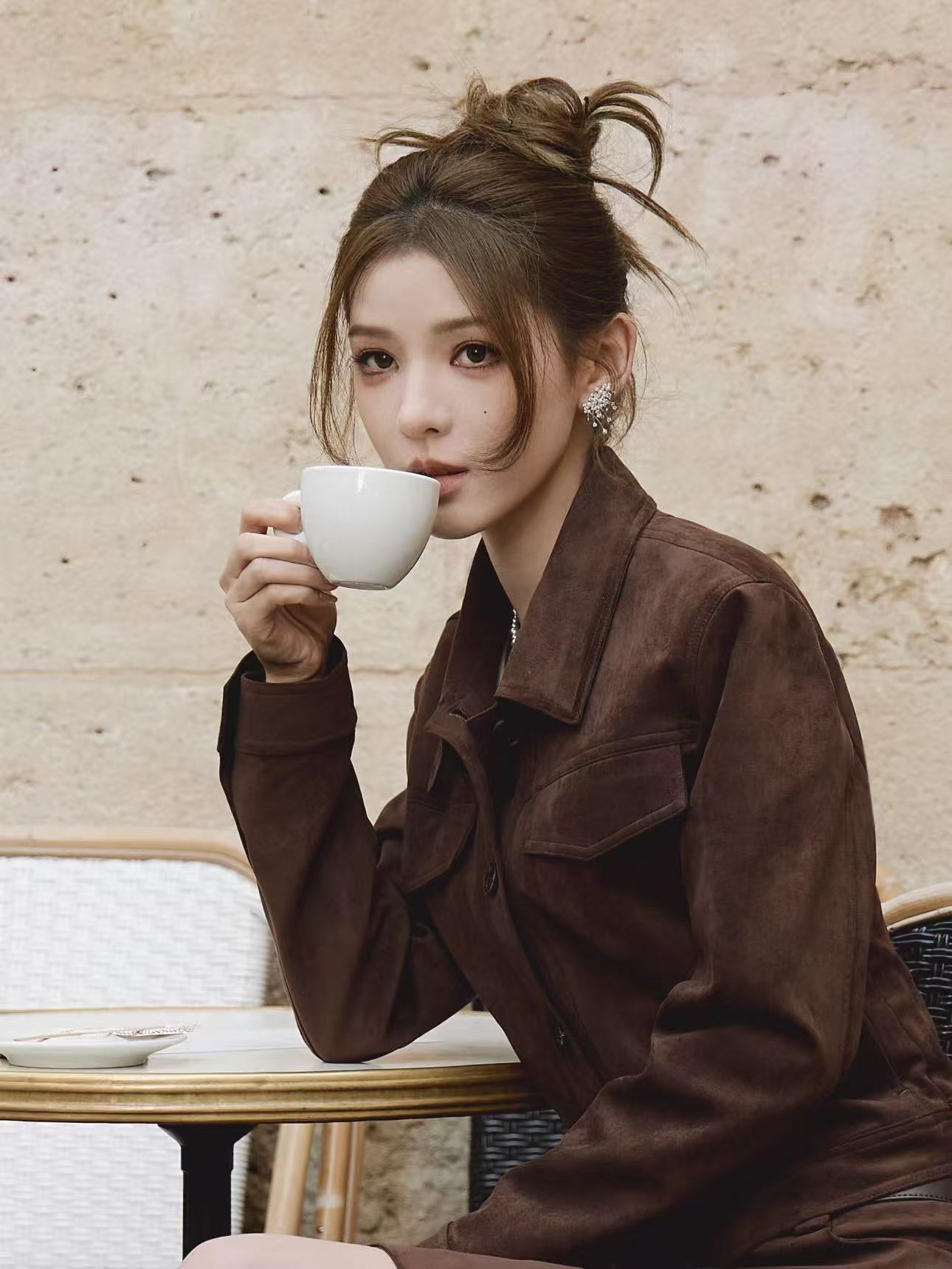 Hefang Sparkling Nebula Earrings (earrings/clip-on)