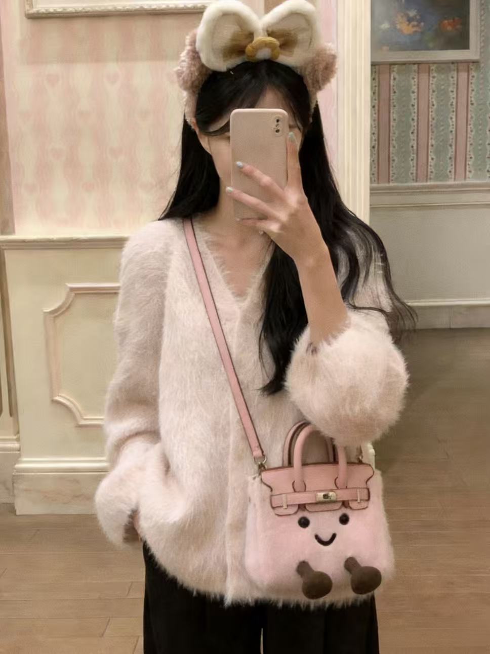 Jellykin Fluff Birkin Mini Bag
