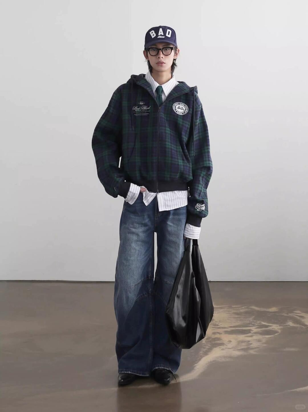 Classic Check Hooded Zip-Up