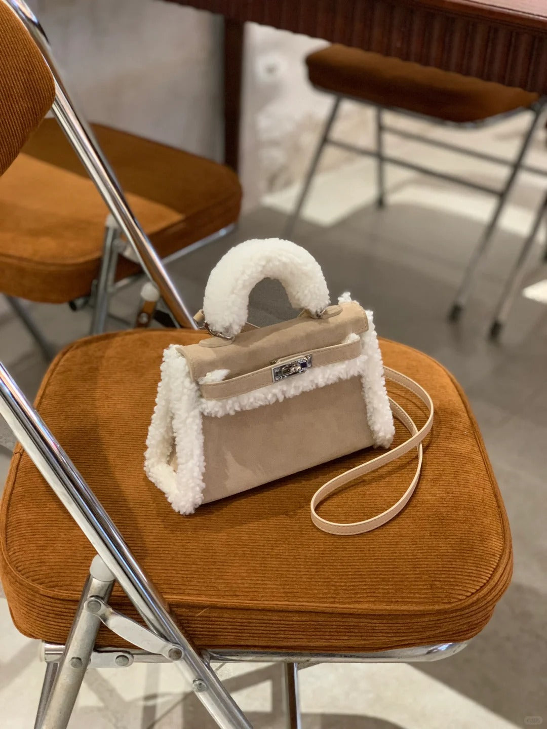 AUS Ozwear Fluffy Vintage Mini Bag