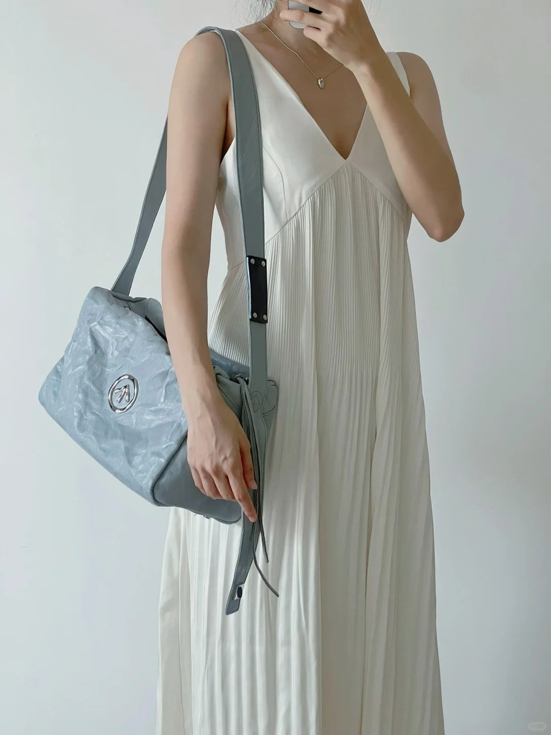 Blue Stone Bag - Medium