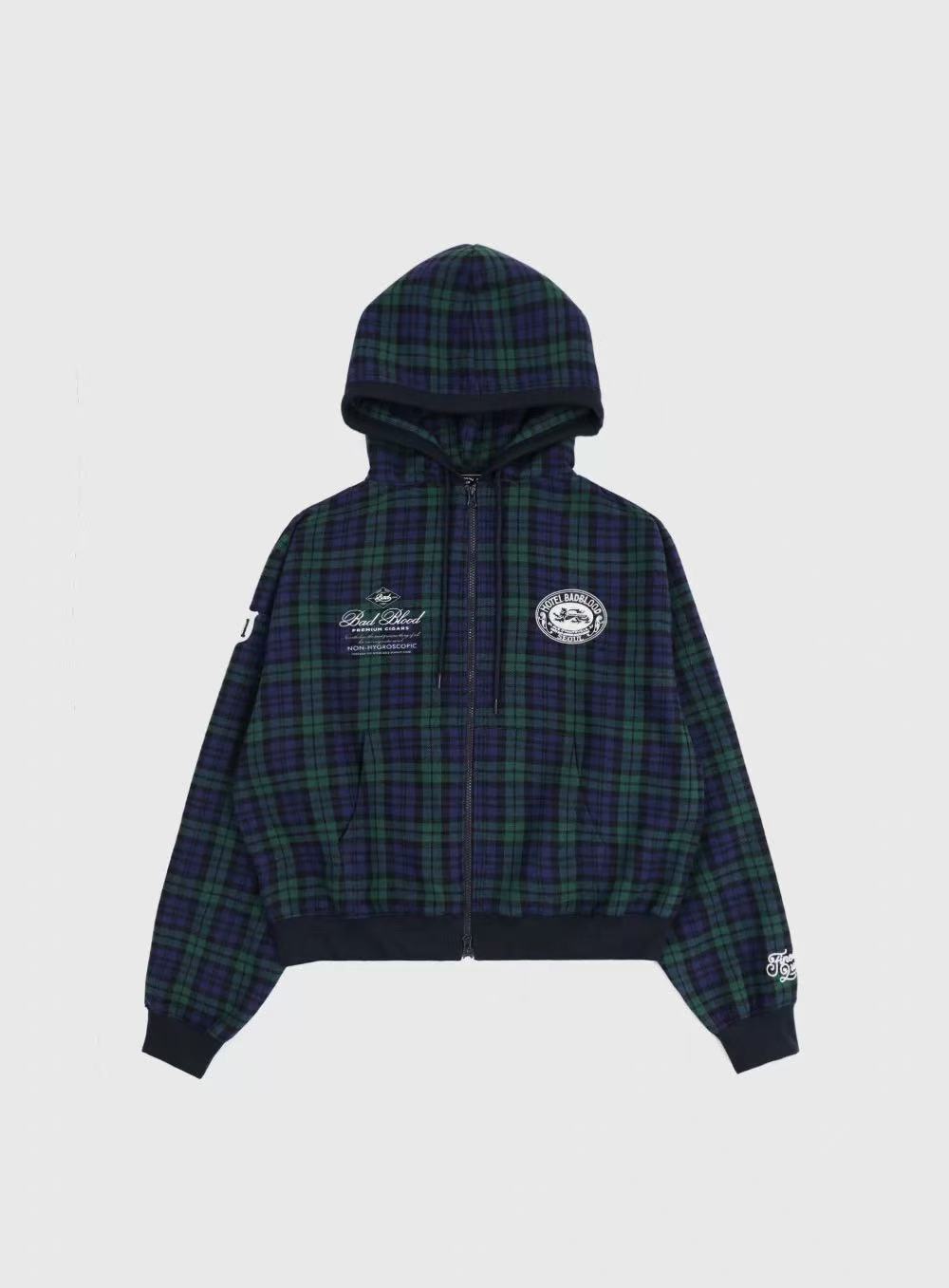 Classic Check Hooded Zip-Up