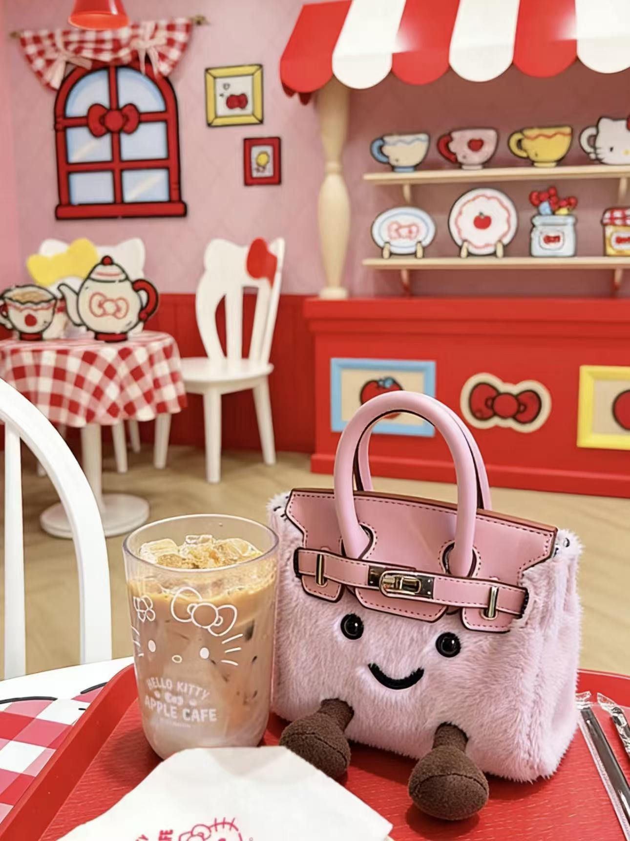 Jellykin Fluff Birkin Mini Bag