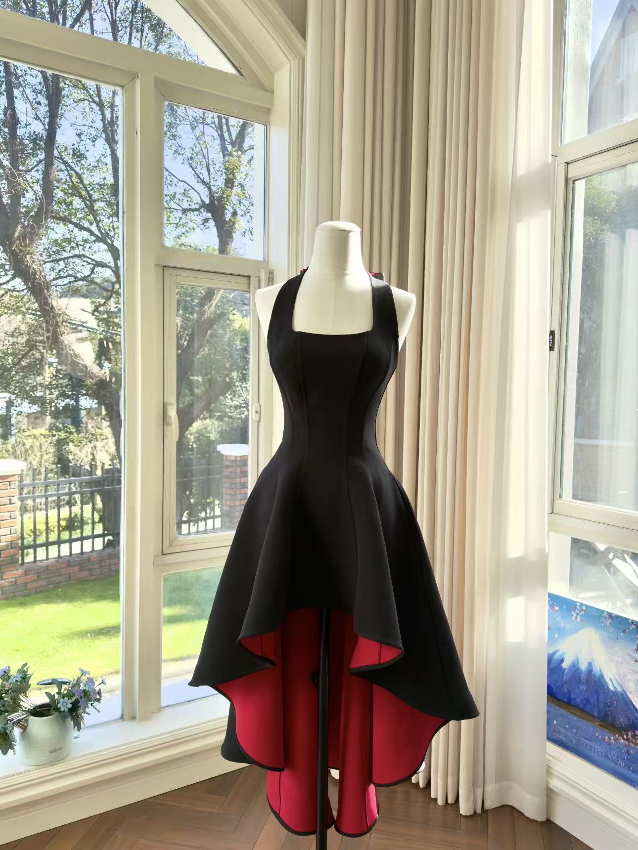 Red Mermaid Maxi Dress