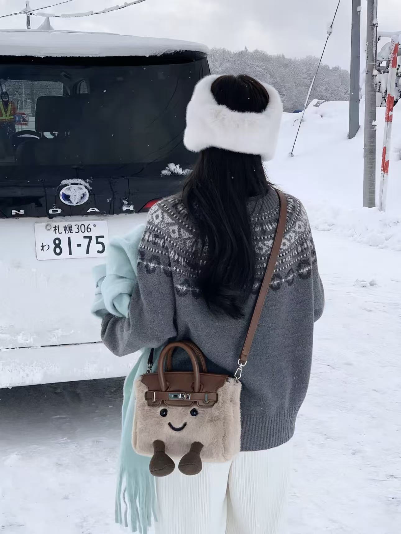 Jellykin Fluff Birkin Mini Bag