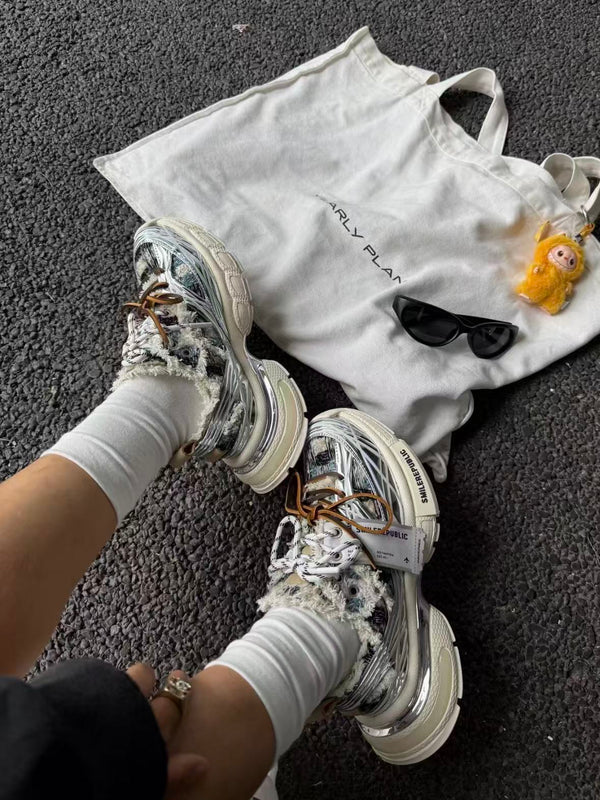 XXXS Skyline Blueblack Woolen Canvas Shoes