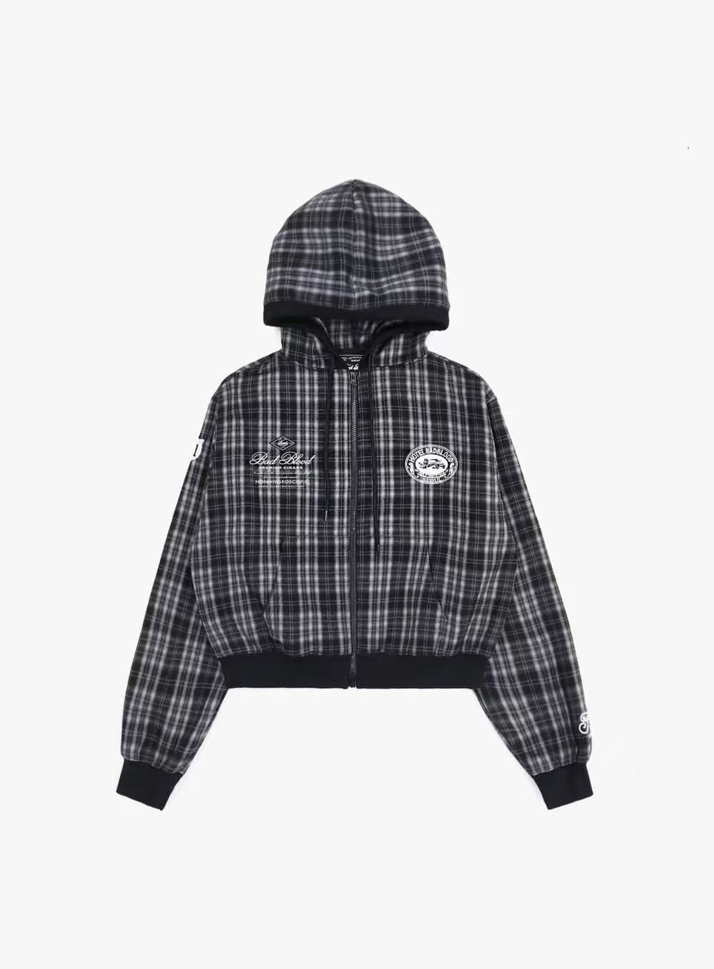 Classic Check Hooded Zip-Up