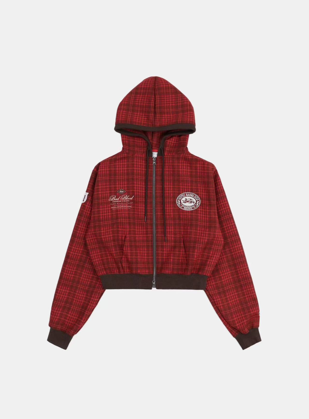 Classic Check Hooded Zip-Up
