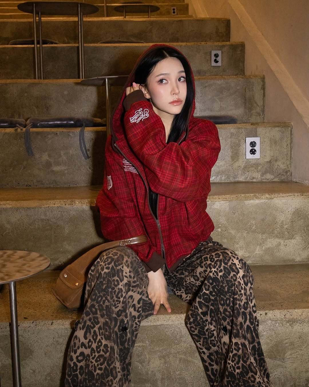 Classic Check Hooded Zip-Up