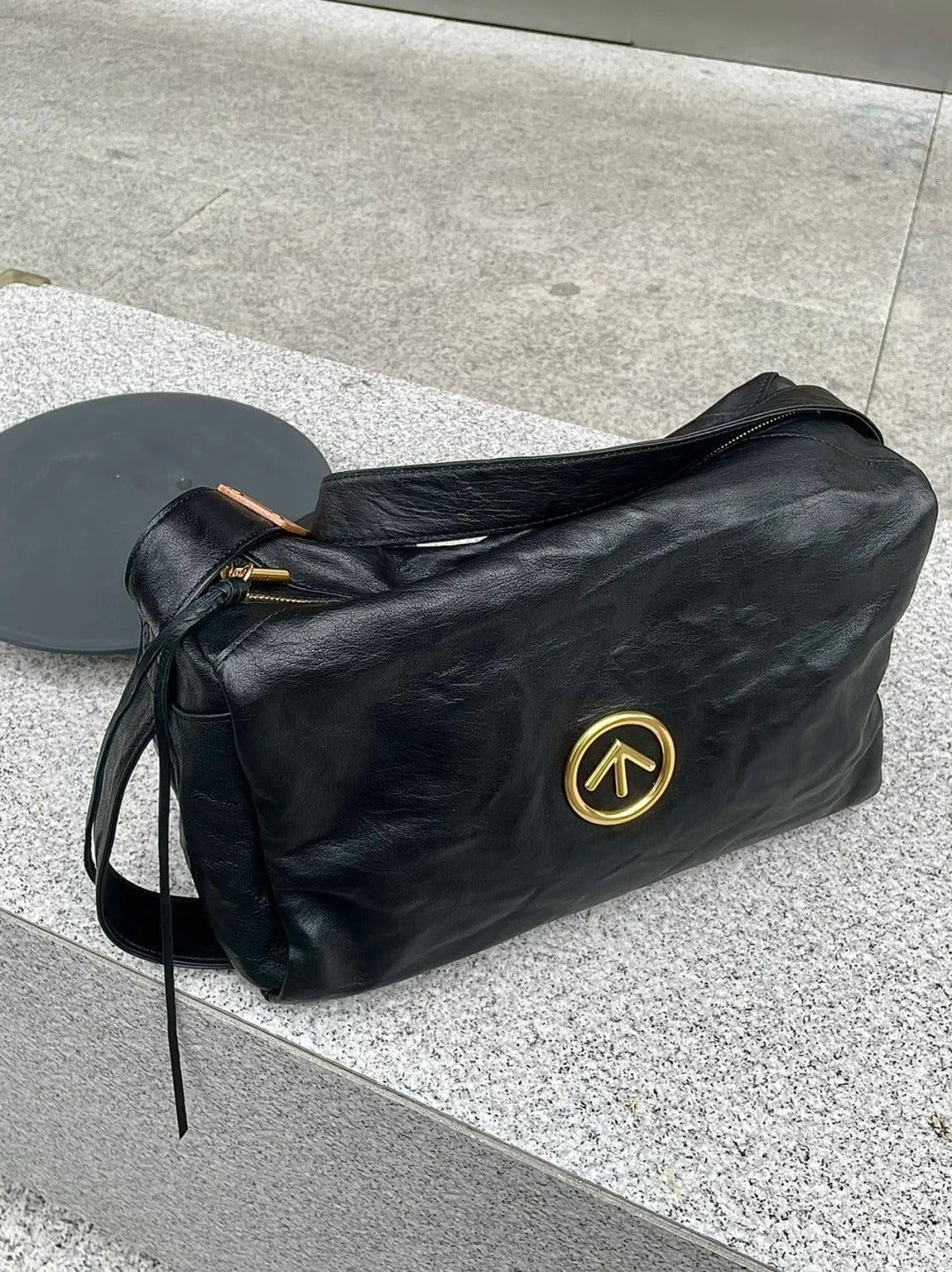 Black Stone Bag - Medium