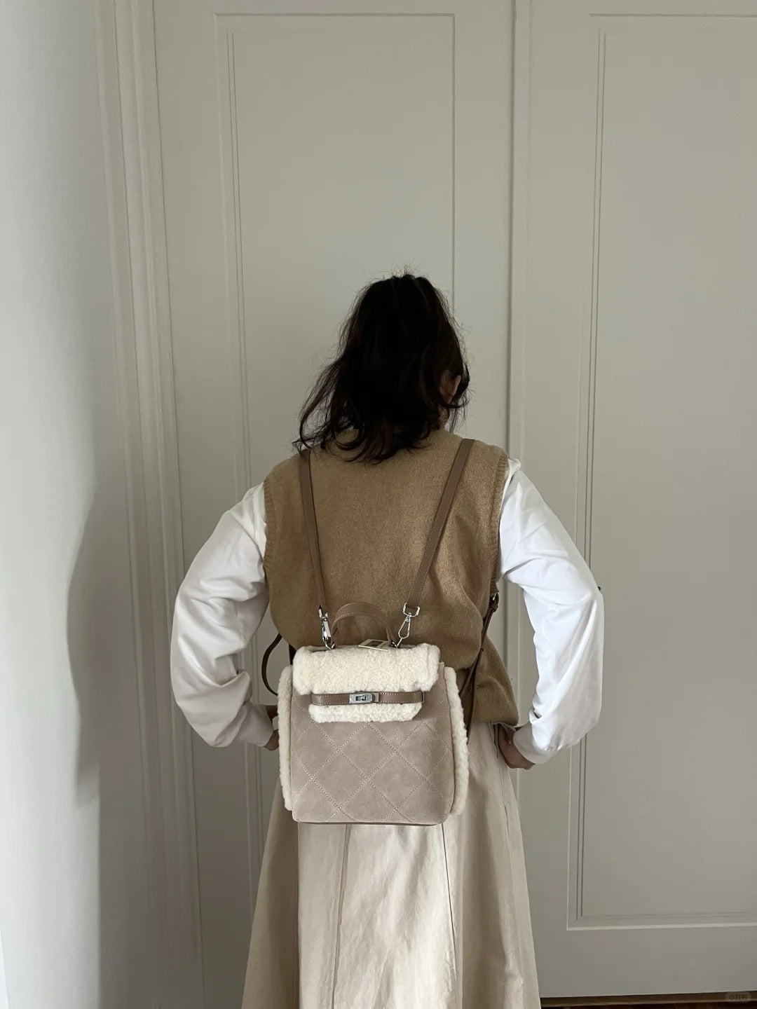 Ozwear Teddy Fleece Backpack