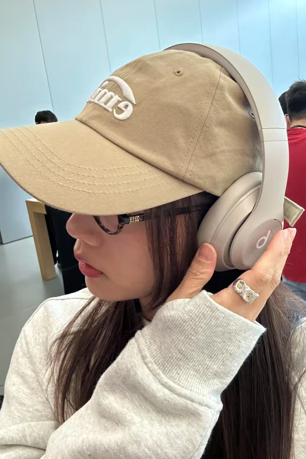 NEW LOGO EMIS CAP(RENEWAL)-BEIGE