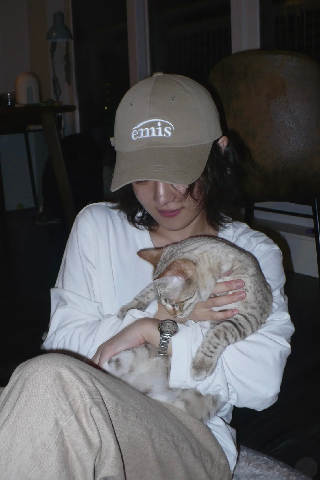 NEW LOGO EMIS CAP(RENEWAL)-BEIGE