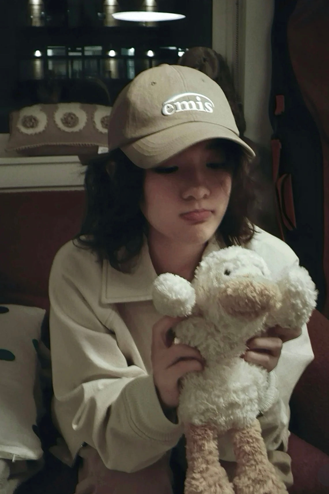 NEW LOGO EMIS CAP(RENEWAL)-BEIGE