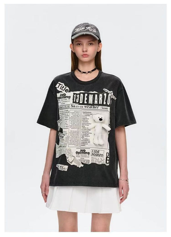 Bear Newspaper T-Shirt