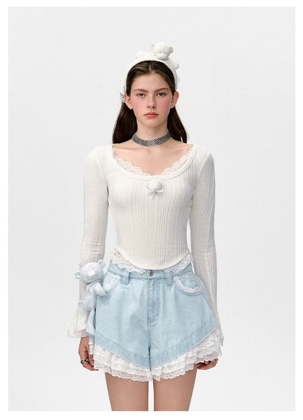Bear Lacy Undertee