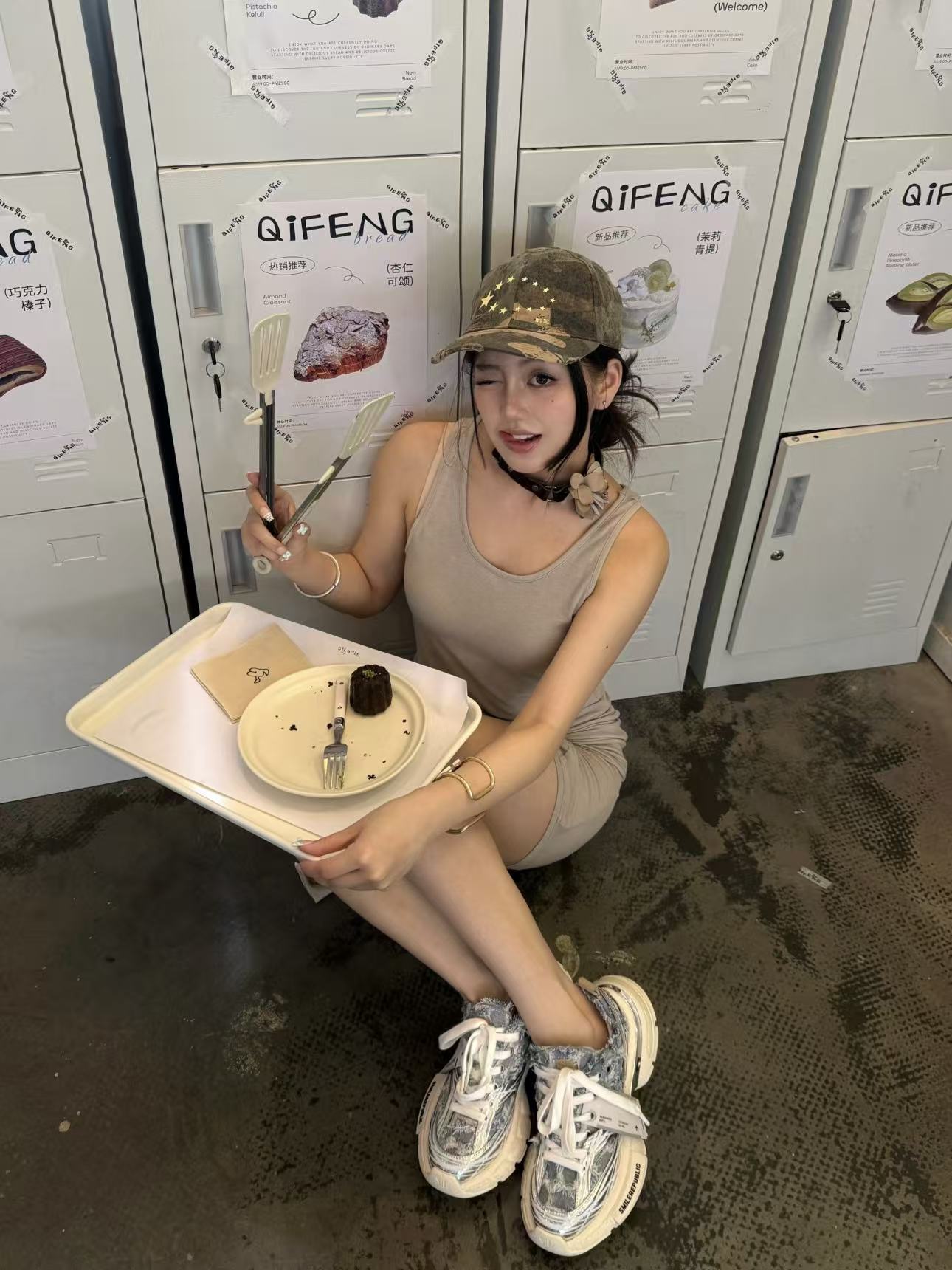 XXXS Denim Blue Silver Slip On Sneaker Canvas Shoes