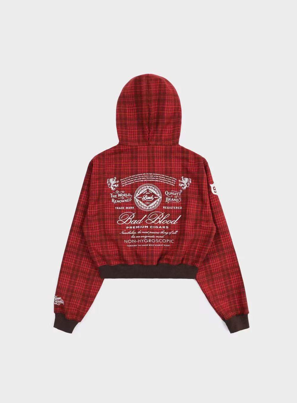 Classic Check Hooded Zip-Up