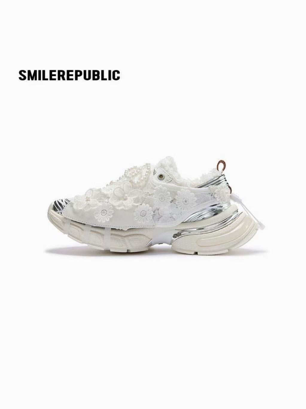 Skyline XXXS Silver Mesh Sneakers — Dirty Edition