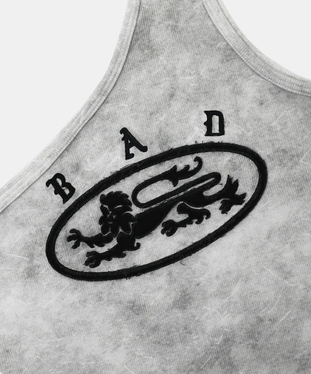 Ryan Patch One Shoulder Tank Washed White