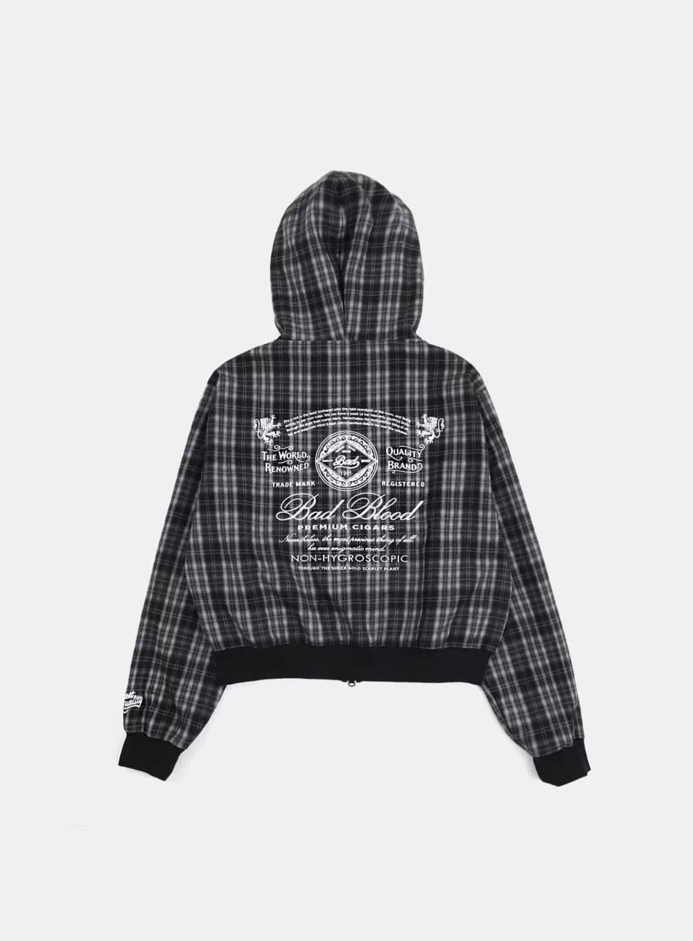 Classic Check Hooded Zip-Up