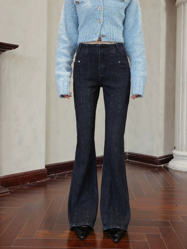 Denim Wide-Leg Jeans